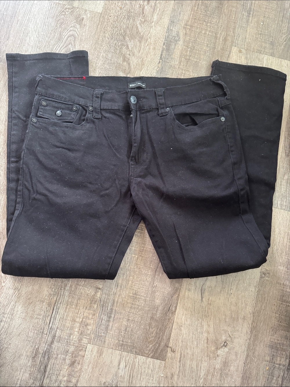 True Religion men’s relax straight Jeans in Black